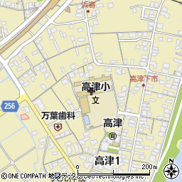 高津ボランティアハウス周辺の地図
