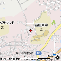 島根県益田市東町14-65周辺の地図