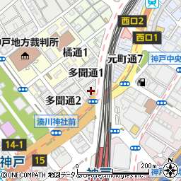 タイムズカー神戸駅北口店周辺の地図