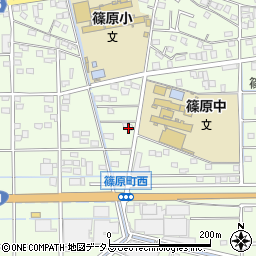 静岡県浜松市中央区篠原町20154周辺の地図