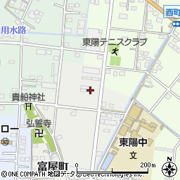 静岡県浜松市中央区富屋町93周辺の地図