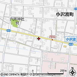 静岡県浜松市中央区小沢渡町1468周辺の地図