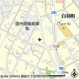 静岡県浜松市中央区白羽町441周辺の地図