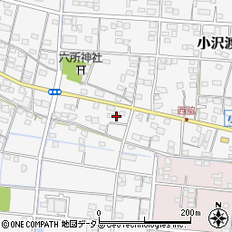 静岡県浜松市中央区小沢渡町1460周辺の地図