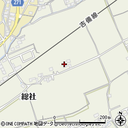 岡山県総社市総社1309周辺の地図