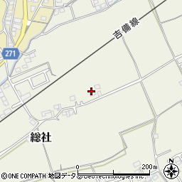 岡山県総社市総社1309周辺の地図