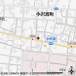 静岡県浜松市中央区小沢渡町548周辺の地図