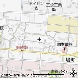 静岡県浜松市中央区小沢渡町628周辺の地図