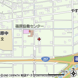 とぴあ浜松農協　西地区支店篠原支店周辺の地図