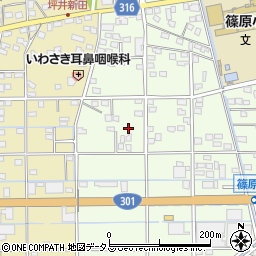静岡県浜松市中央区篠原町20046周辺の地図