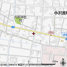 静岡県浜松市中央区小沢渡町1462周辺の地図