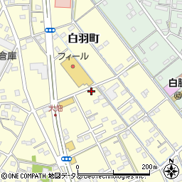 静岡県浜松市中央区白羽町470周辺の地図