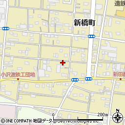 静岡県浜松市中央区新橋町558周辺の地図