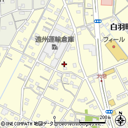 静岡県浜松市中央区白羽町442周辺の地図