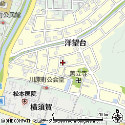静岡県掛川市洋望台12-1周辺の地図