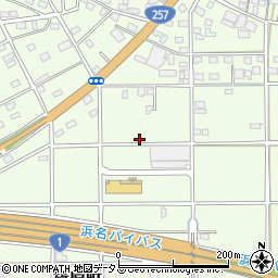 静岡県浜松市中央区篠原町21357周辺の地図