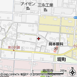 静岡県浜松市中央区小沢渡町653周辺の地図