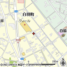 静岡県浜松市中央区白羽町471周辺の地図
