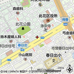 (有）ジャパンケア21此花事業所周辺の地図