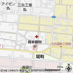 静岡県浜松市中央区小沢渡町666周辺の地図
