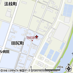 静岡県浜松市中央区田尻町13周辺の地図