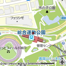 グリーンアリーナ神戸周辺の地図