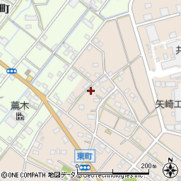 静岡県浜松市中央区東町75周辺の地図