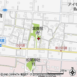 静岡県浜松市中央区小沢渡町591周辺の地図
