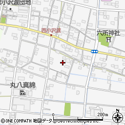 静岡県浜松市中央区小沢渡町1492周辺の地図