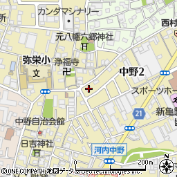 アクセル東大阪周辺の地図