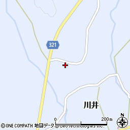 広島県山県郡北広島町川井650周辺の地図