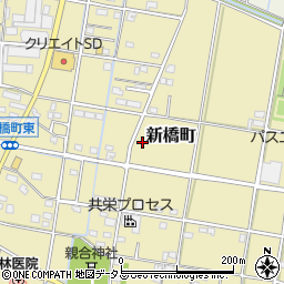 静岡県浜松市中央区新橋町66周辺の地図