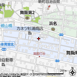 静岡県浜松市中央区舞阪町長十新田106周辺の地図