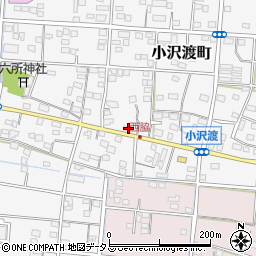 静岡県浜松市中央区小沢渡町953周辺の地図