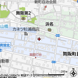 静岡県浜松市中央区舞阪町長十新田156周辺の地図
