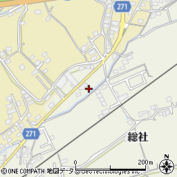 岡山県総社市総社1240-4周辺の地図