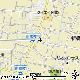 静岡県浜松市中央区新橋町136周辺の地図