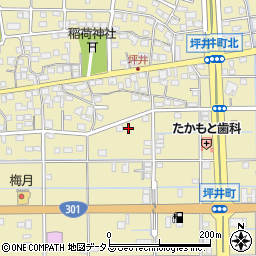 静岡県浜松市中央区坪井町4273-1周辺の地図