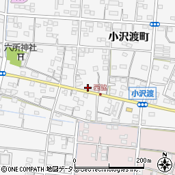 静岡県浜松市中央区小沢渡町952周辺の地図