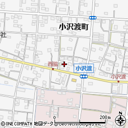 静岡県浜松市中央区小沢渡町546周辺の地図