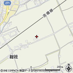 岡山県総社市総社1308-1周辺の地図
