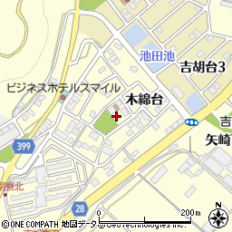 愛知県田原市吉胡町木綿台92周辺の地図