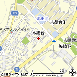 愛知県田原市吉胡町木綿台110周辺の地図