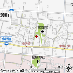 静岡県浜松市中央区小沢渡町588周辺の地図