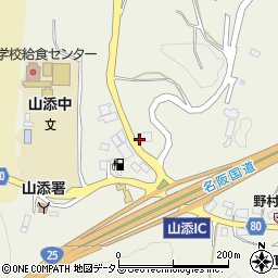 奈良県農業協同組合　山添支店周辺の地図