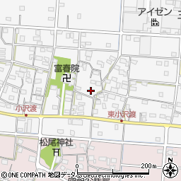 静岡県浜松市中央区小沢渡町464周辺の地図