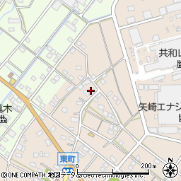 静岡県浜松市中央区東町77周辺の地図