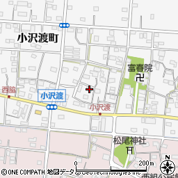 静岡県浜松市中央区小沢渡町571周辺の地図