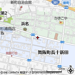 静岡県浜松市中央区舞阪町長十新田211周辺の地図