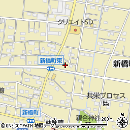 静岡県浜松市中央区新橋町135周辺の地図